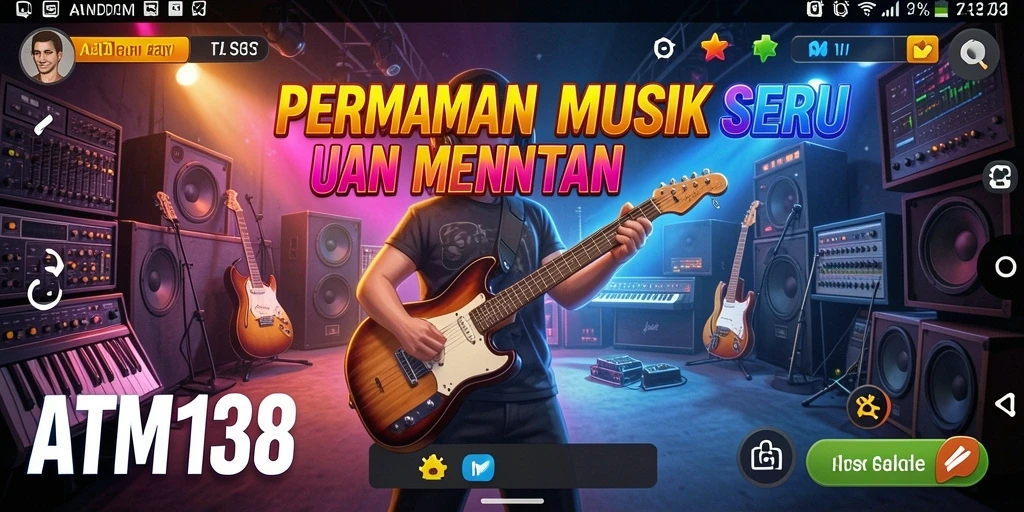Tampilan gameplay <strong>ATM138</strong> yang penuh warna dan dinamis.