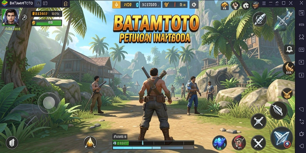 Tampilan gameplay seru dalam dunia terbuka BATAMTOTO.