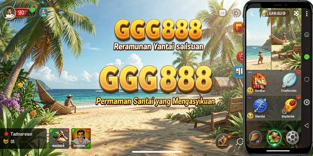 Screenshot GGG888 yang menampilkan gameplay santai dan menyenangkan.