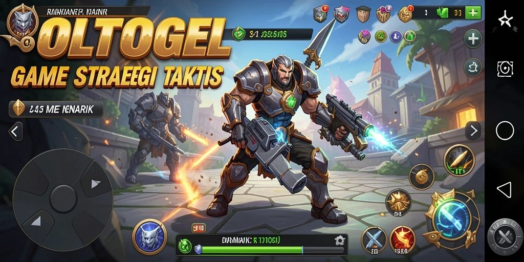 Tampilan gameplay GOLTOGEL yang menegangkan dan penuh strategi.