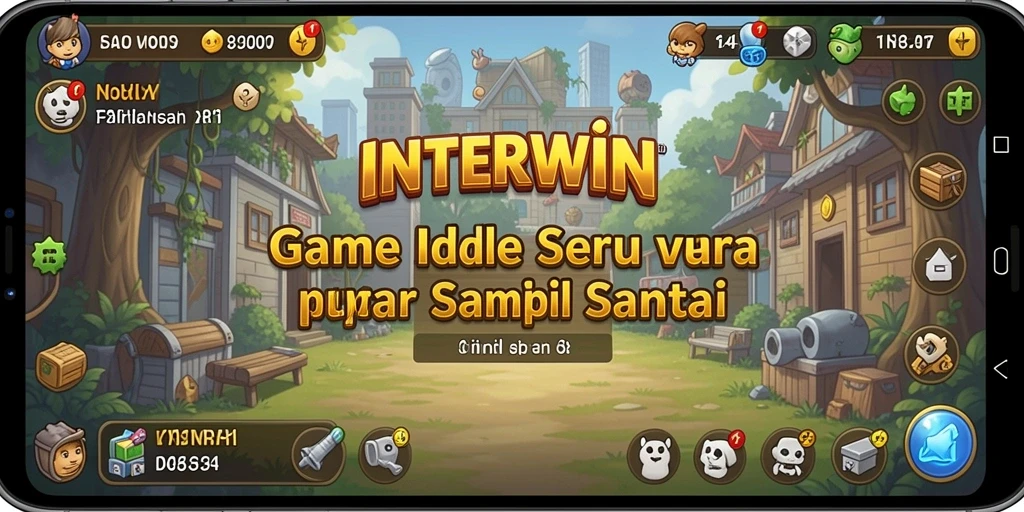 Tampilan gameplay INTERWIN yang seru dan santai.
