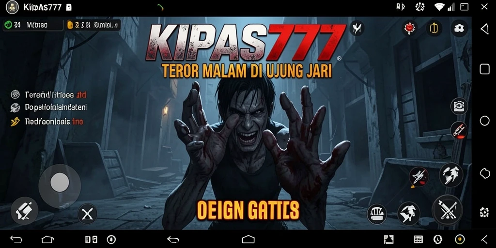 Gameplay KIPAS777 dengan suasana mencekam dan menegangkan.