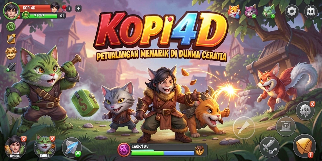 Tampilan menarik dari gameplay KOPI4D yang menampilkan petualangan seru.