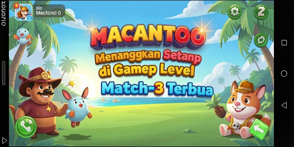 Tampilan gameplay seru dari MACANTOTO yang penuh warna.