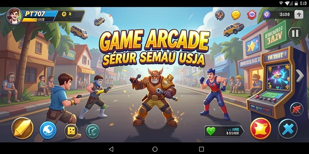 Tampilan screenshot PT707 menunjukkan gameplay seru dan menantang.