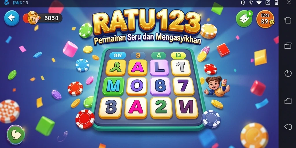 Tampilan gameplay seru dari RATU123 dengan suasana Bingo yang menghibur.