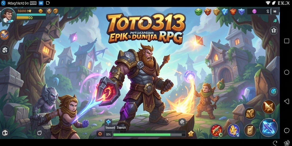 Screenshot TOTO313 menampilkan gameplay seru dalam dunia RPG.